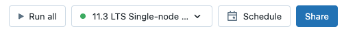 Databricks notebook run all